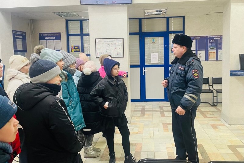 Северские школьники побывали в гостях у Госавтоинспекции